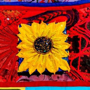 ✨🌻Original Impasto Sunflower Acrylic painting on Gallery wrapped canvas🌻✨